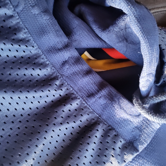 Gucci Color Block Zip-Up Hoodie with Mustard Sleeves and Red Stripe - Picture 6 of 9